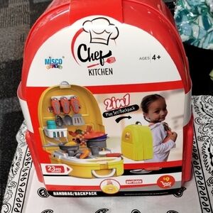 Chef Kitchen 2-in-1 Play Set Backpack